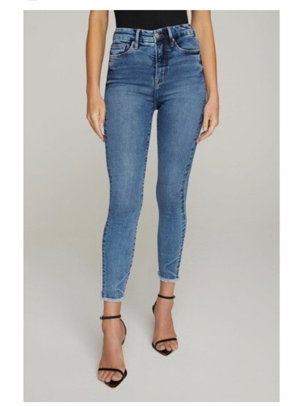 Good American Good Waist Crop Jeans Women’s Size 12 NWT
